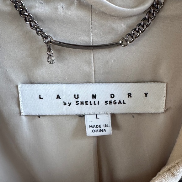 Laundry By Shelli Segal Beige Dress Coat - Picture 2 of 7